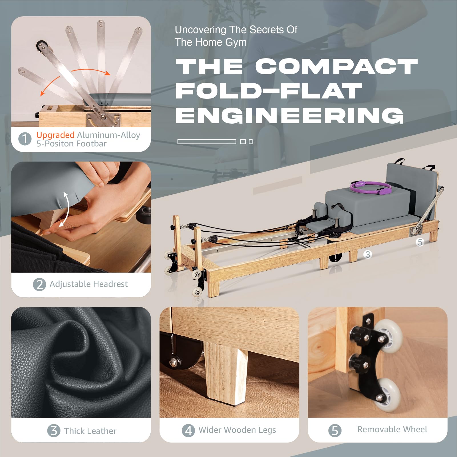 Foldable Pilates Machine A1 - Ciga Pilates