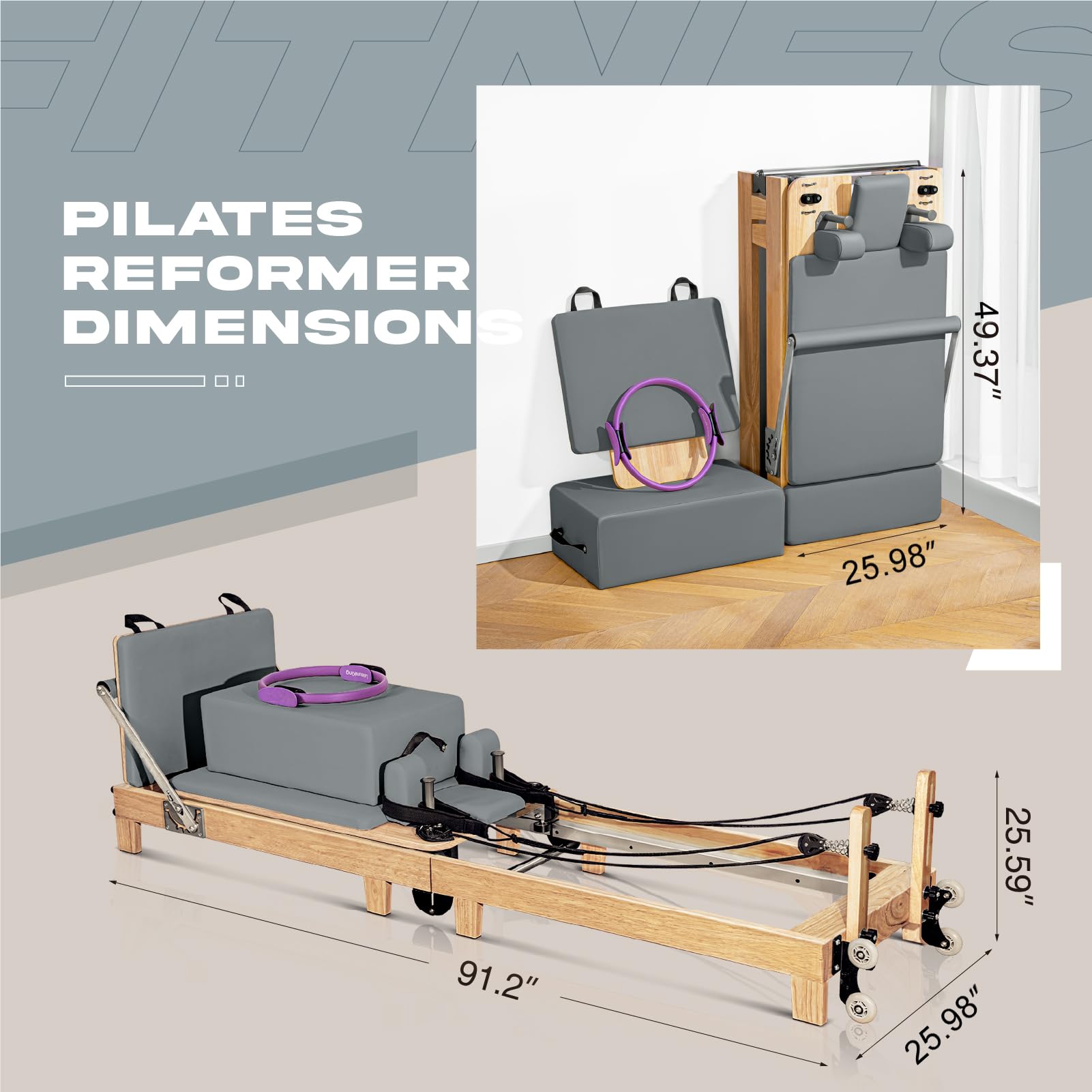 Foldable Pilates Machine A1 - Ciga Pilates