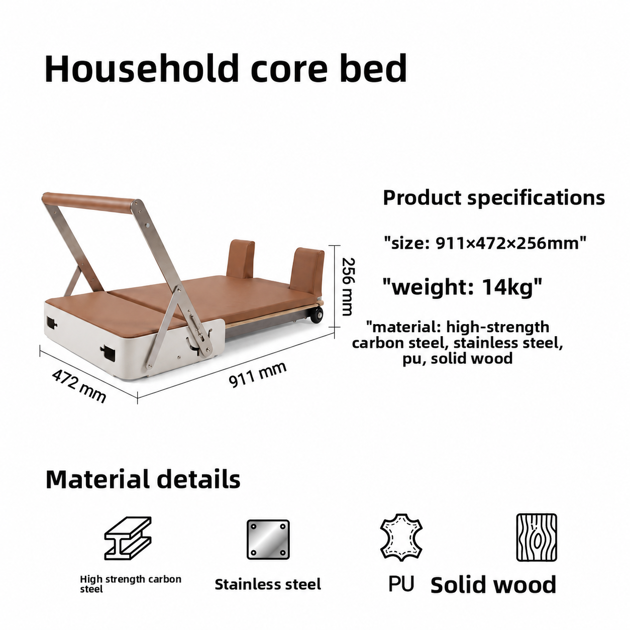 FlowFold™ Home Pilates Reformer