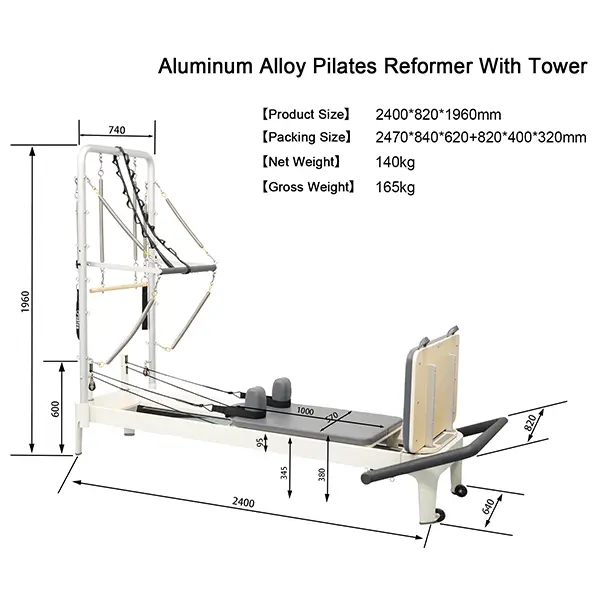 Studio Pilates Reformer With Tower X1 Pro