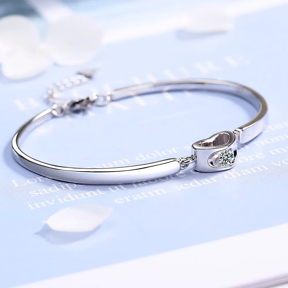 For Love - I Want All Of My Lasts To Be With You Heart Bracelet