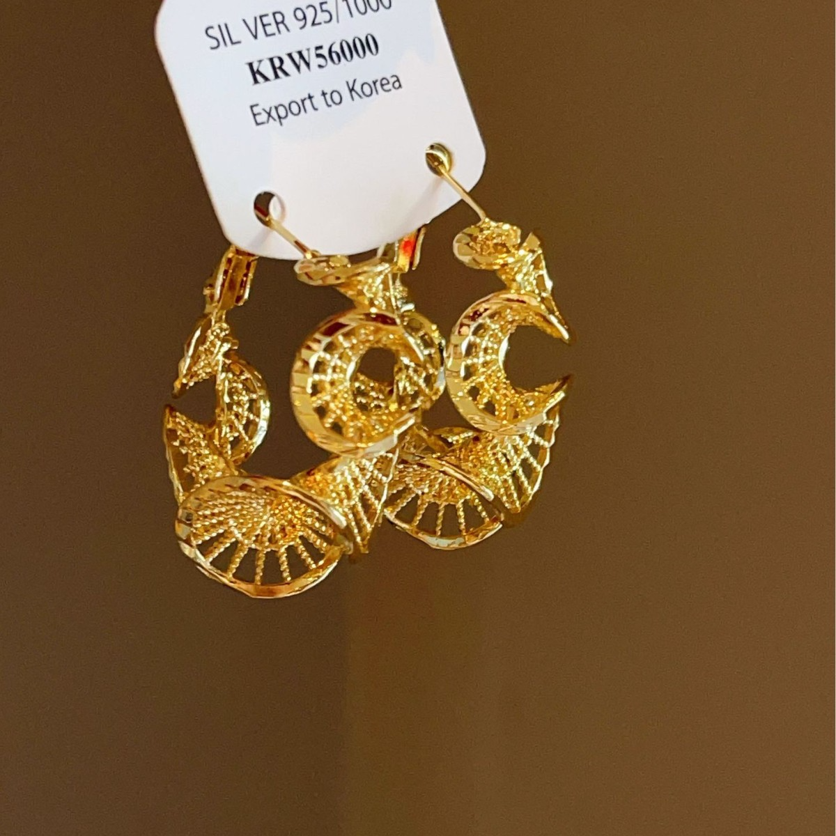 French Hollow Hoop Earrings