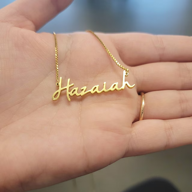 Minimalist Custom Name Necklace