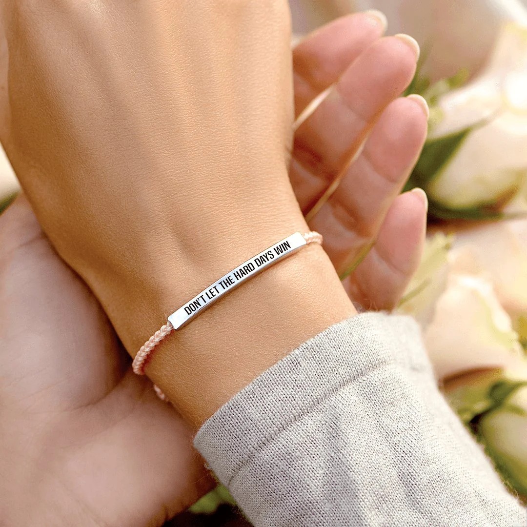 🌸MOTHER'S DAY HOT SALE💝DON'T LET THE HARD DAYS WIN BRACELET