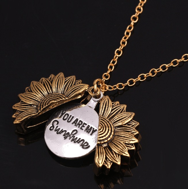 🎄Christmas Pre-sale🎁"You Are My Sunshine" Sunflower Necklace🌻
