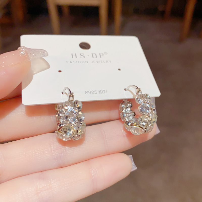 🌊Summer Hot Sale✨Italy Style Zircon Sparkling Earrings