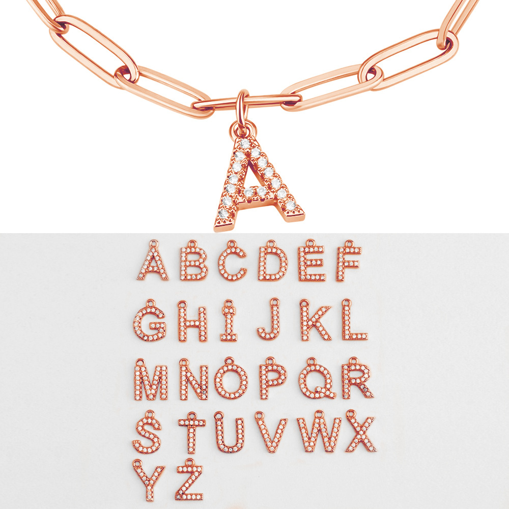 Minimalist Personalized Diamond Letter Bracelet