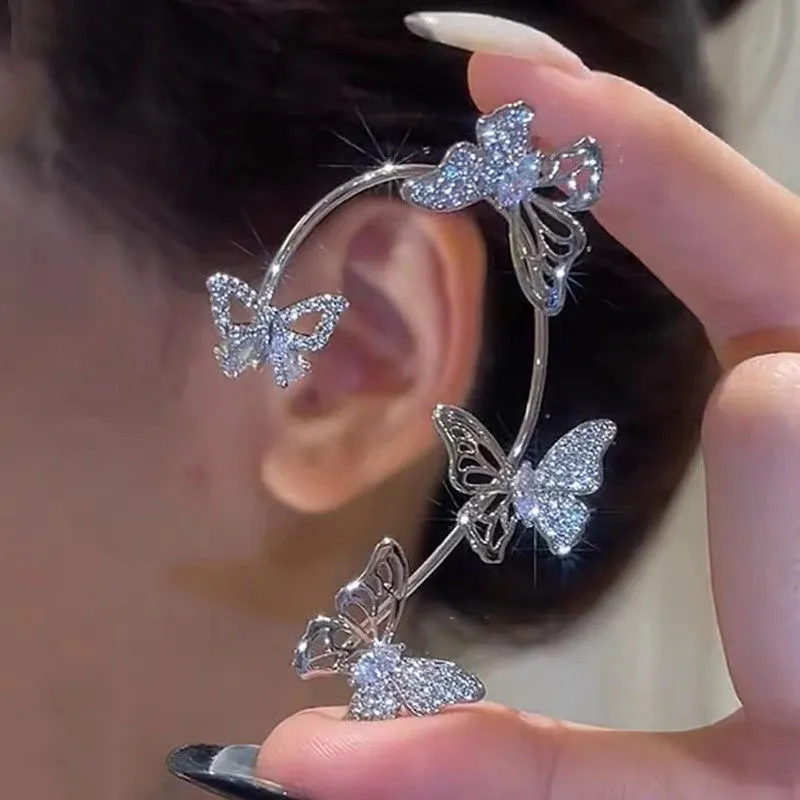 🎁CHRISTMAS PRE SALE🔥-Super Sparkling Zircon Butterfly Earring