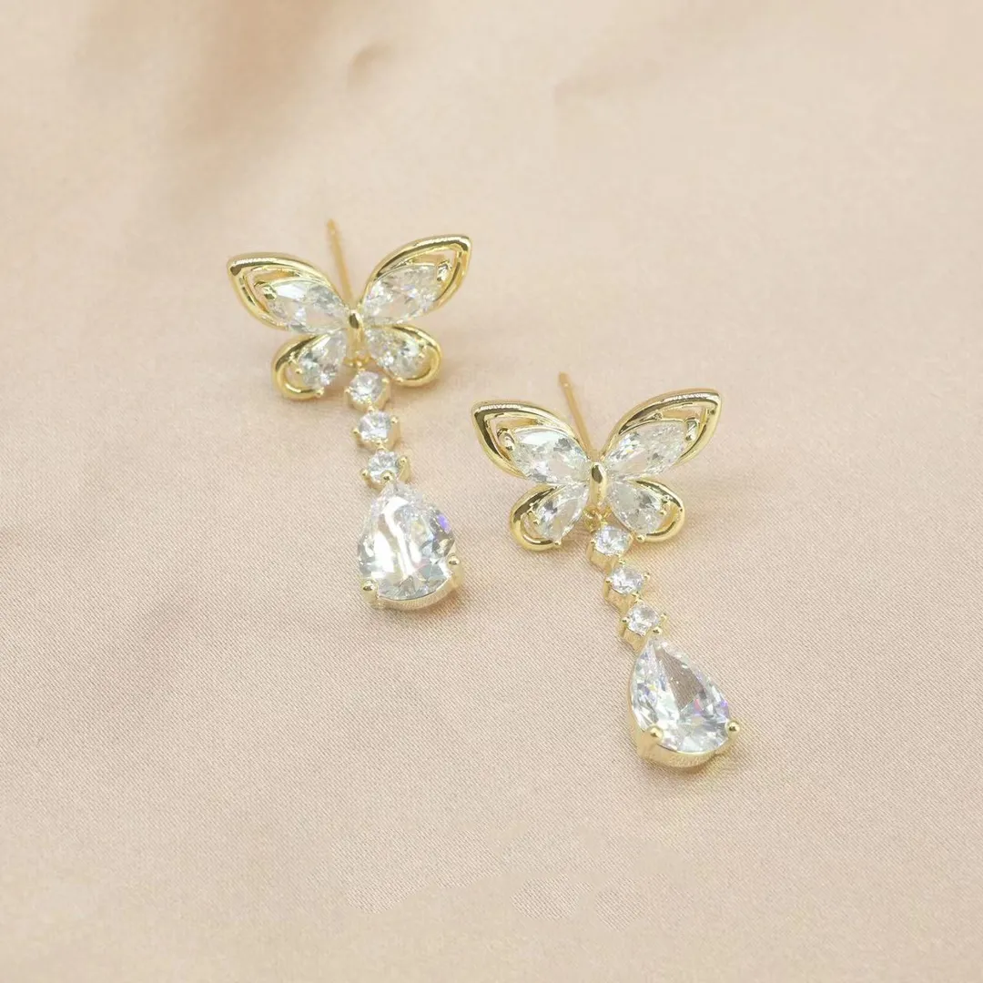 🎄CHRISTMAS PRE-SALE🎁 Crystal Butterfly Earrings