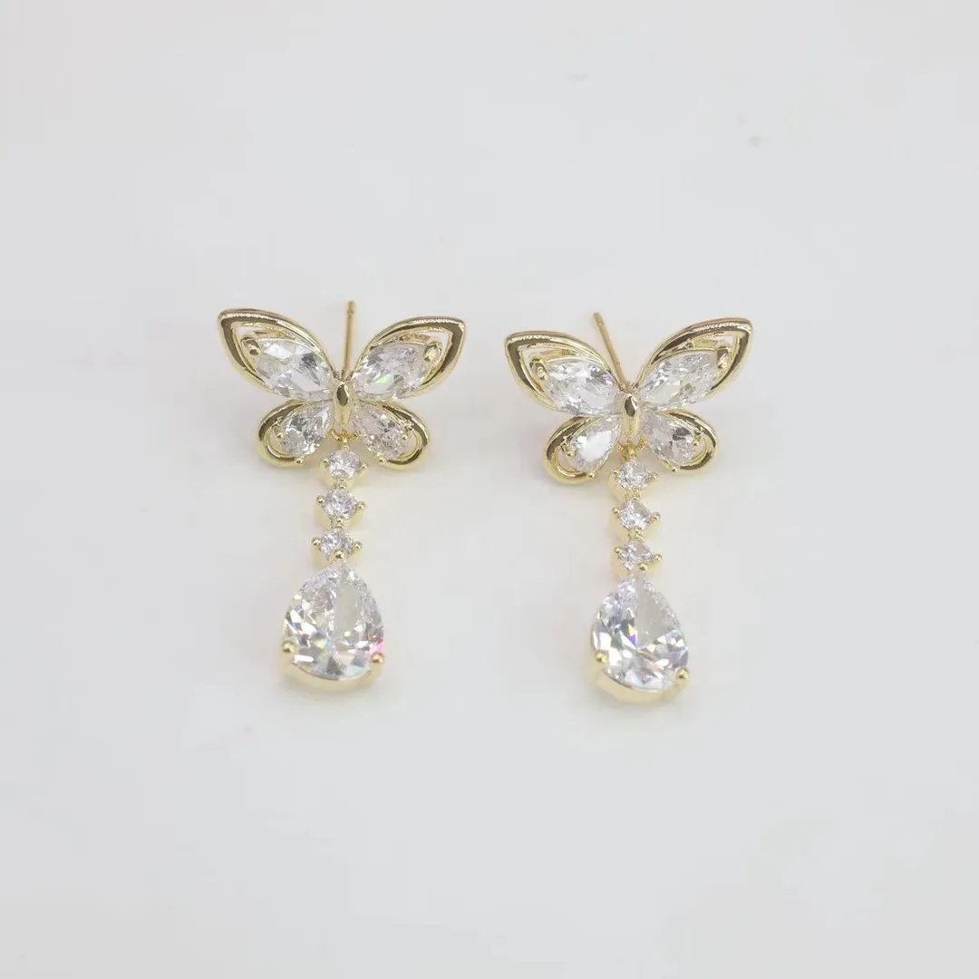 🎄CHRISTMAS PRE-SALE🎁 Crystal Butterfly Earrings