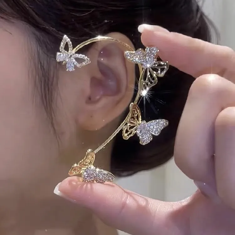 🎁CHRISTMAS PRE SALE🔥-Super Sparkling Zircon Butterfly Earring