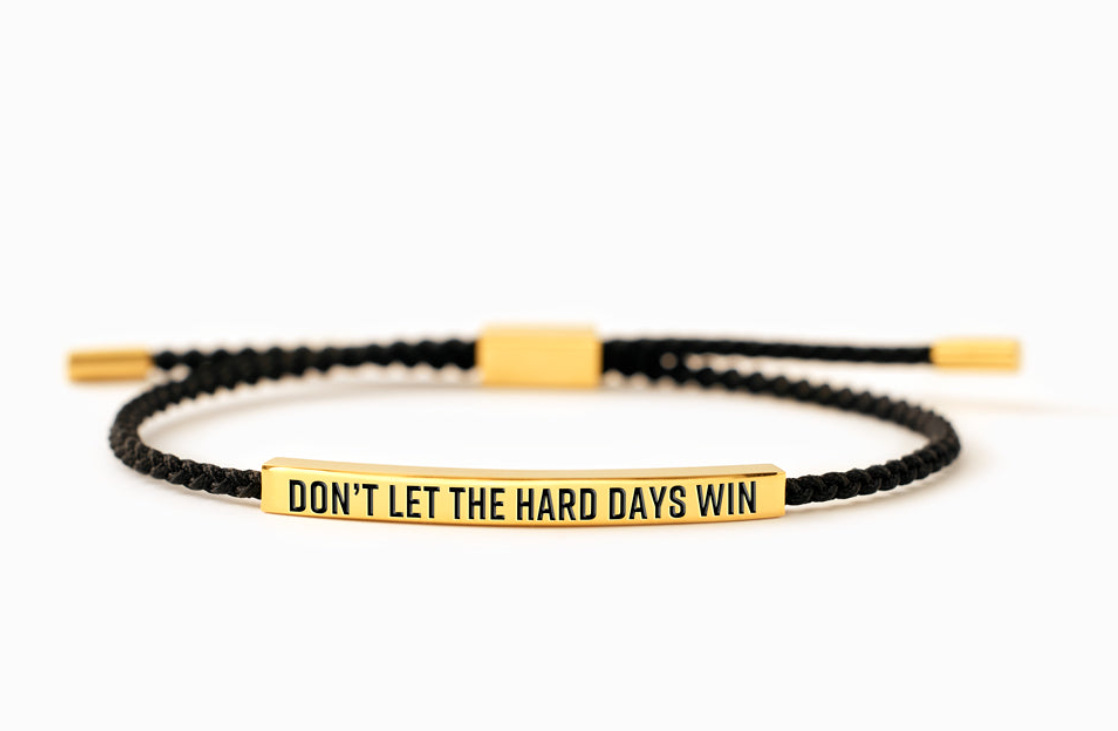 🌸MOTHER'S DAY HOT SALE💝DON'T LET THE HARD DAYS WIN BRACELET