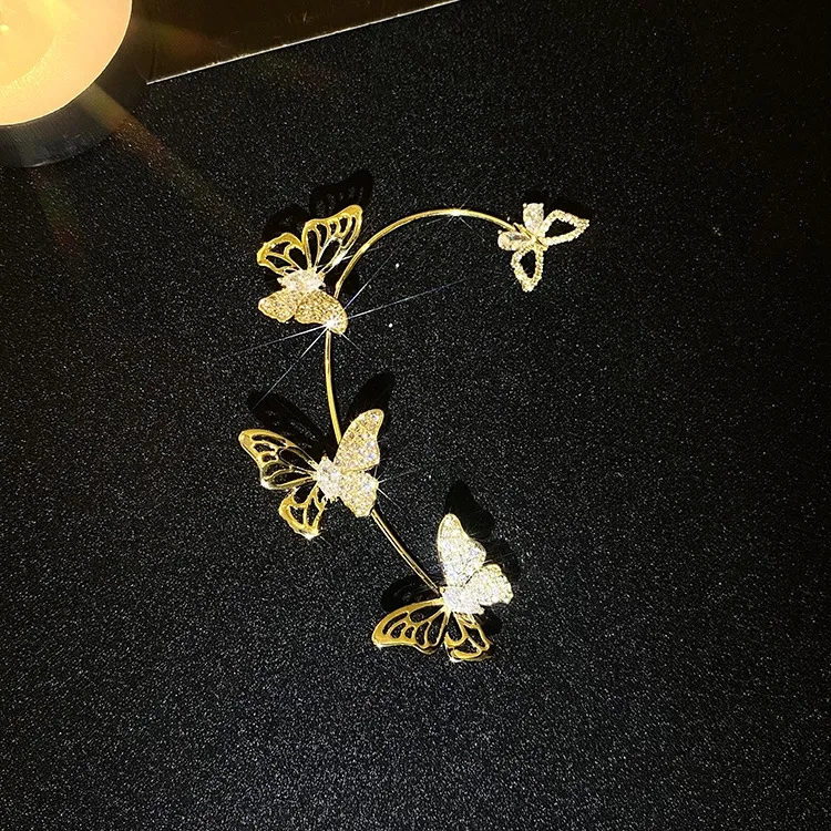 🎁CHRISTMAS PRE SALE🔥-Super Sparkling Zircon Butterfly Earring