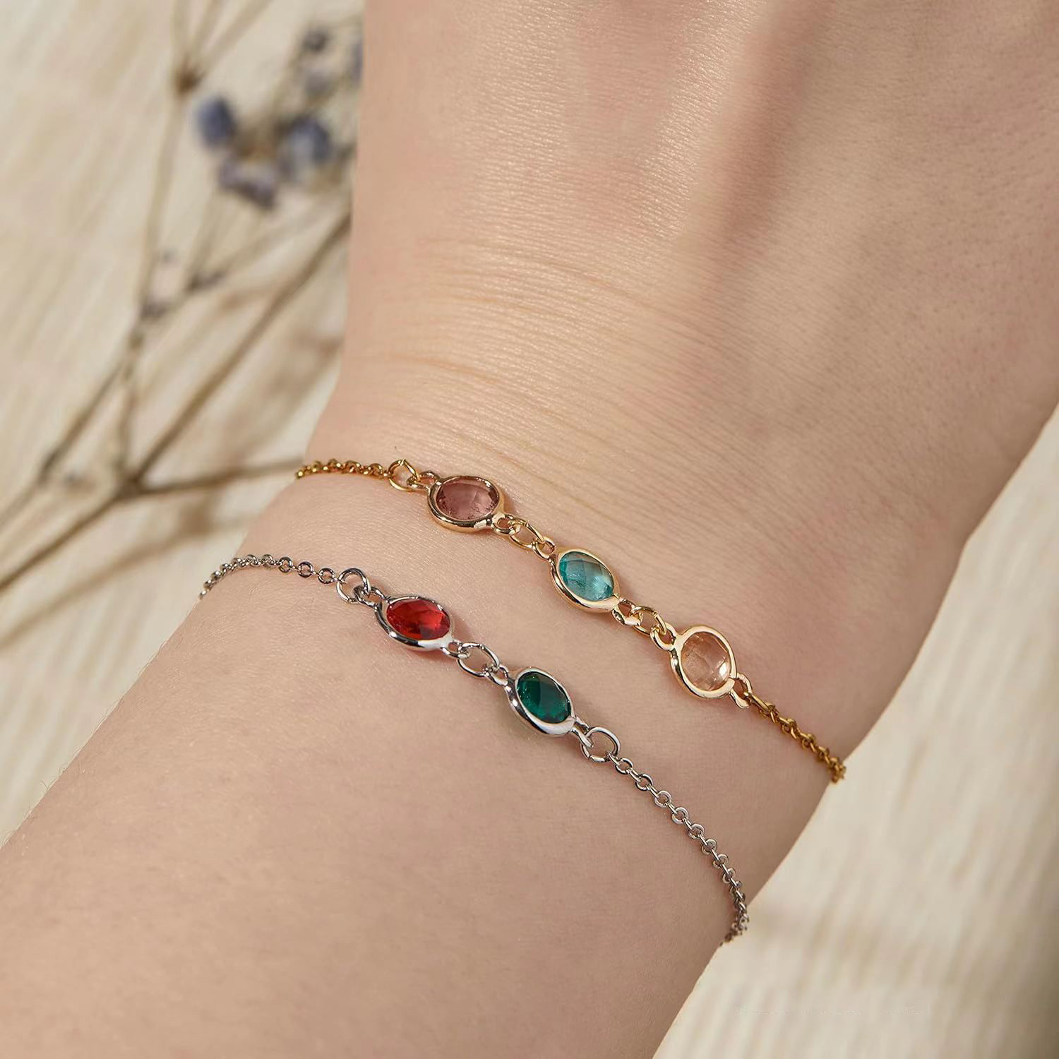🌸MOTHER'S DAY HOT SALE 💝 FAMILY BIRTHSTONE BRACELET