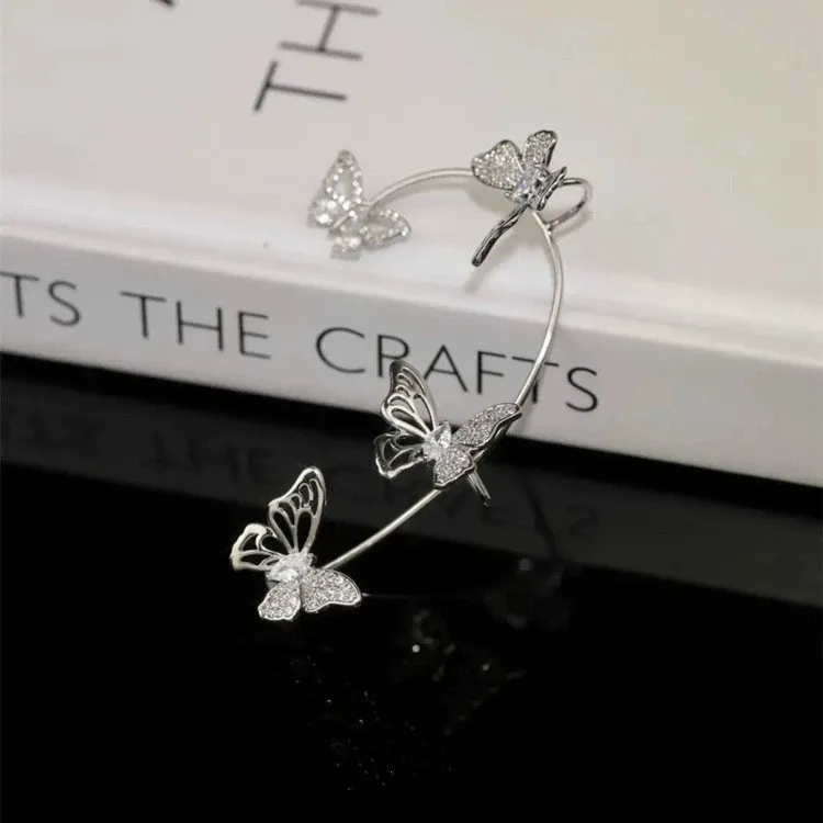 🎁CHRISTMAS PRE SALE🔥-Super Sparkling Zircon Butterfly Earring