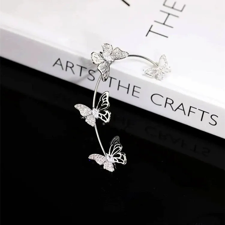 🎁CHRISTMAS PRE SALE🔥-Super Sparkling Zircon Butterfly Earring