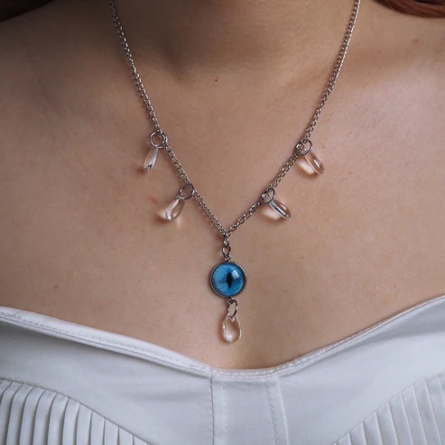 Custom Pet Eye Necklace