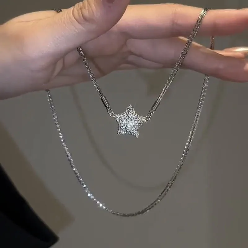 🎄Christmas Hot Sale✨Magnetic Star Patchwork Necklace