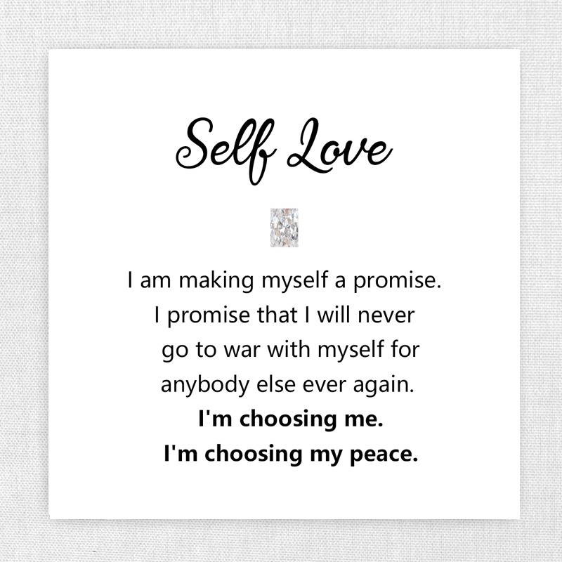 Self Love Radiant Cut Moissanite Ring