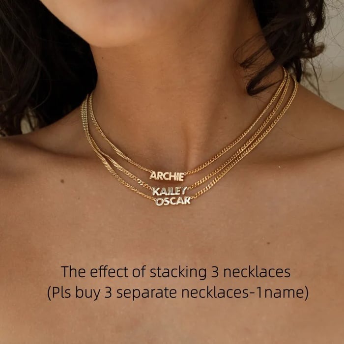 Minimalist Personalized Name Necklace