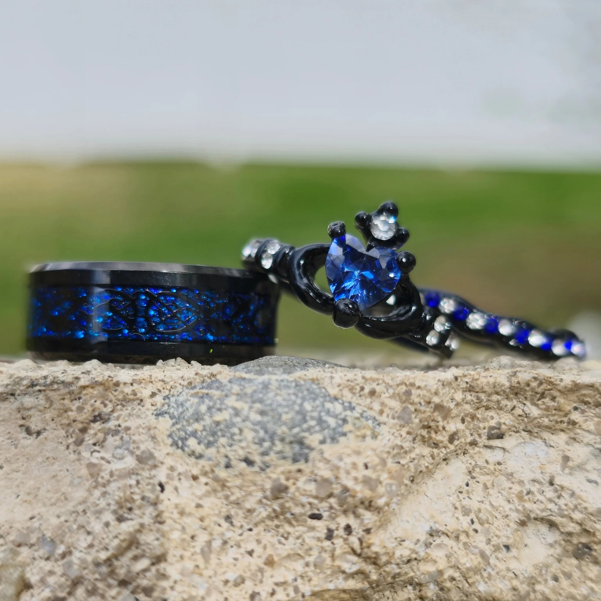 Bluefire Eternity Promise Ring