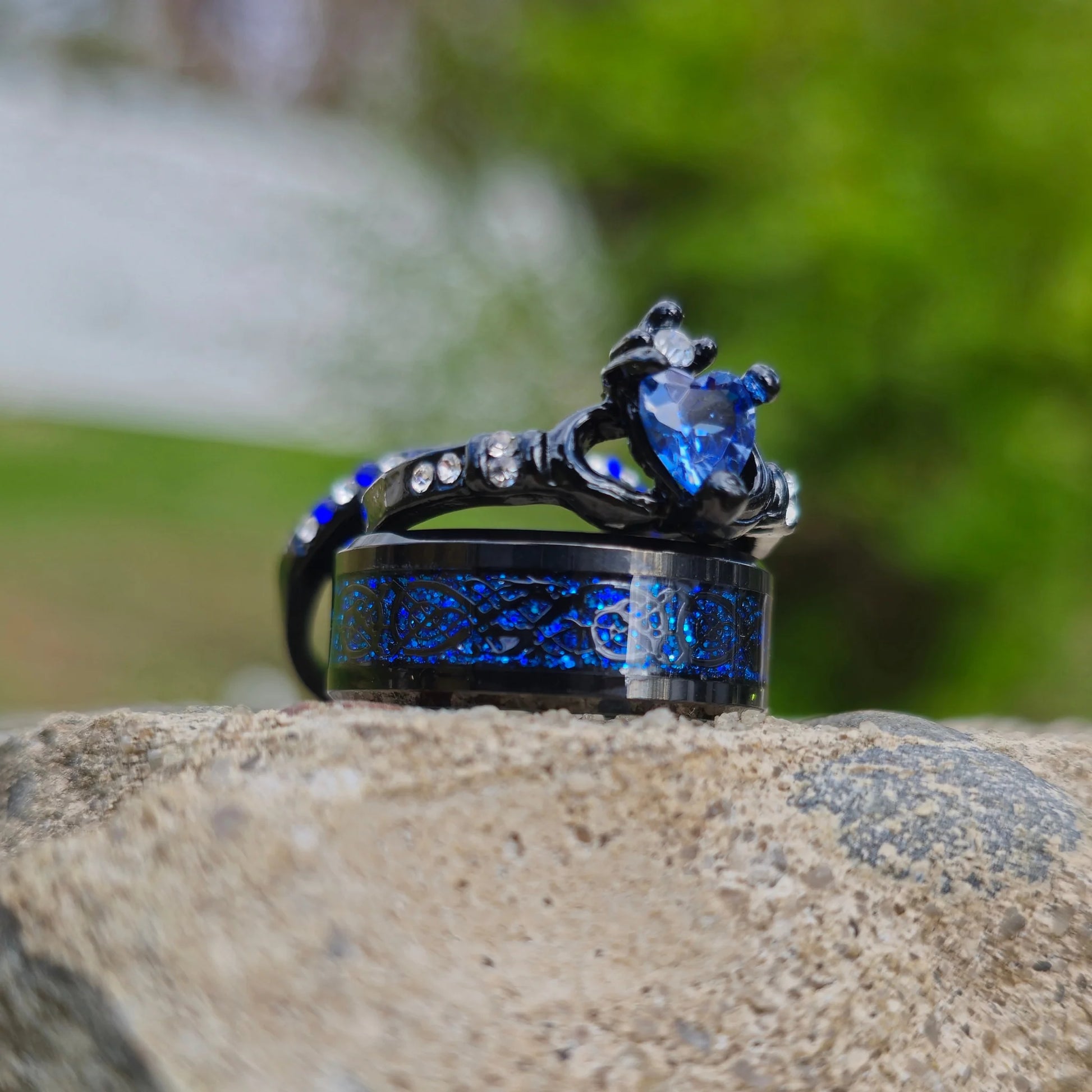 Bluefire Eternity Promise Ring