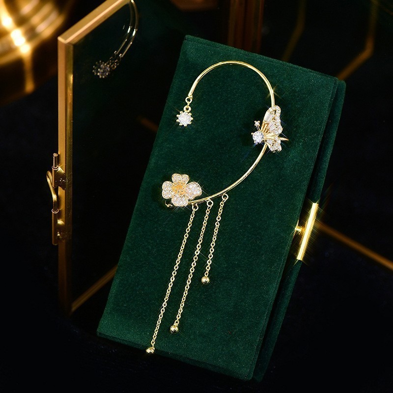 🎄CHRISTMAS PRE-SALE🎁Butterfly Tassel Style Zircon Earrings | Perfect Gift🎁