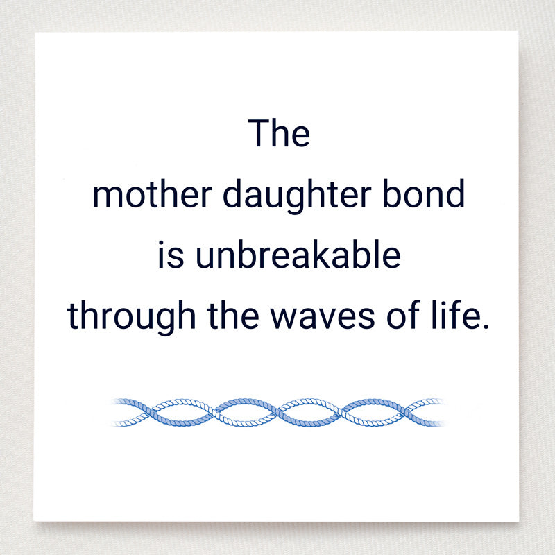 Mother & Daughter Double Birthstones Wave Ring