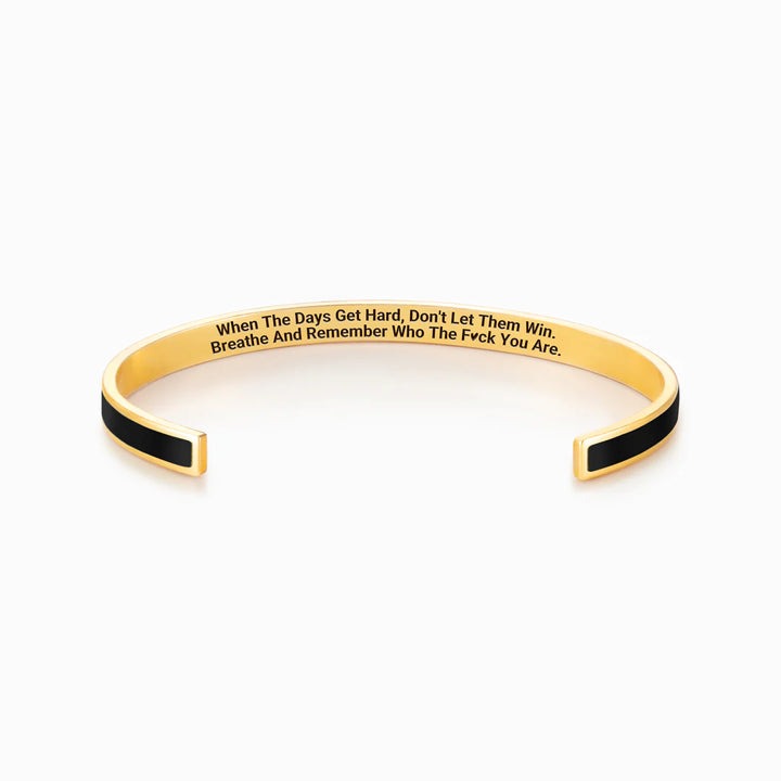 🎄CHRISTMAS PRE-SALE🎁DON'T LET THE HARD DAYS WIN COLOR BANGLE