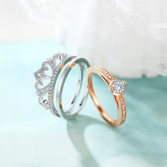 For Granddaughter - Straighten Your Crown 2-in-1 Crown Ring