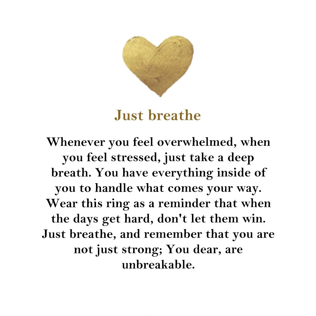 Drive Away Your Anxiety Infinity Fidget Ring