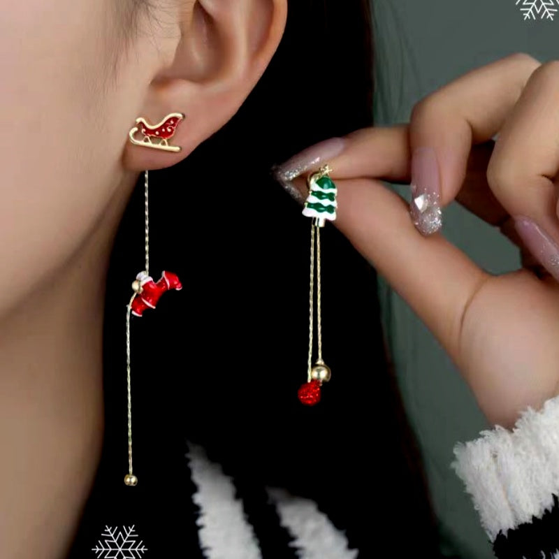 🎄Christmas Pre-sale🎁Christmas Santa Claus Tassel Earrings