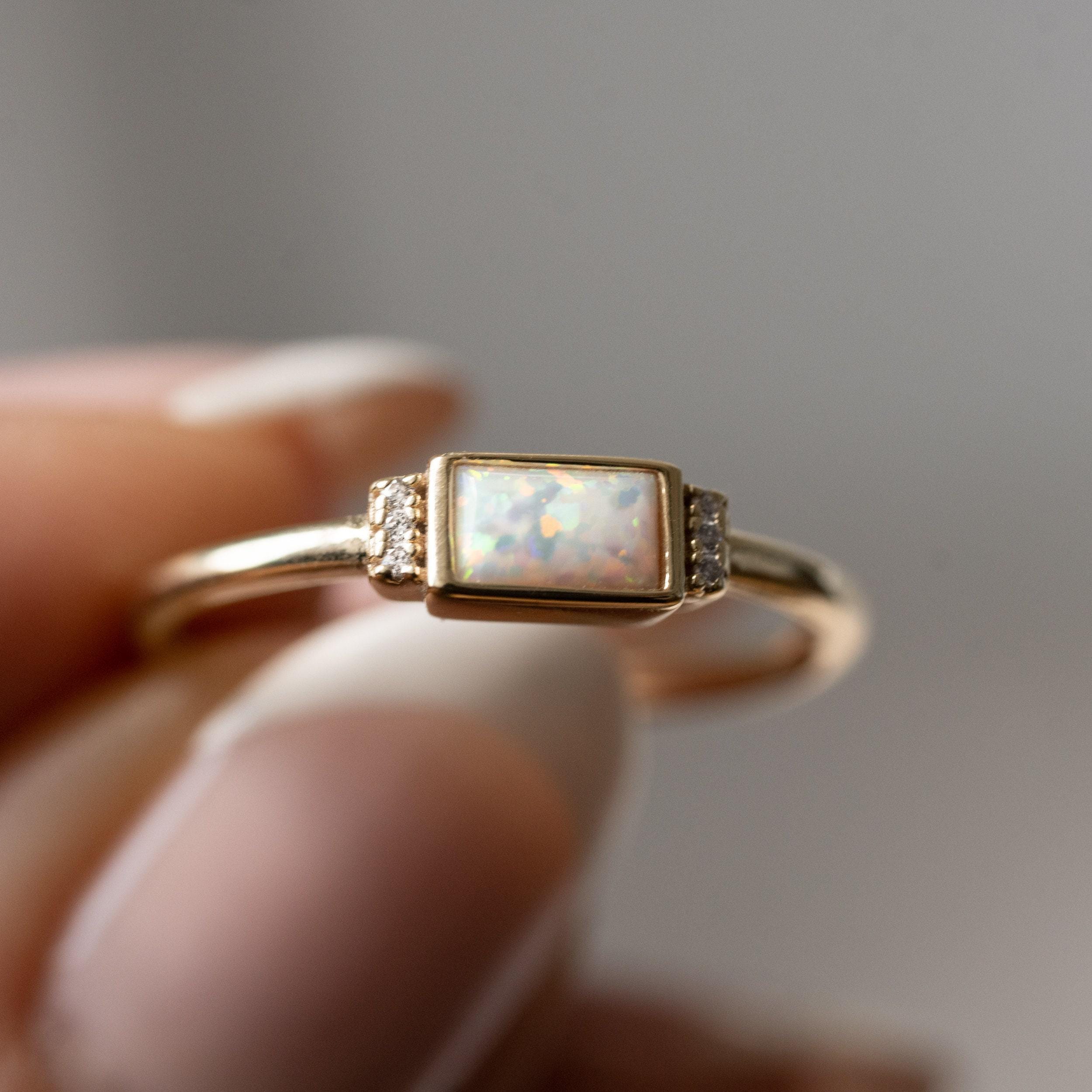2026 Begin Again Opal Baguette Ring