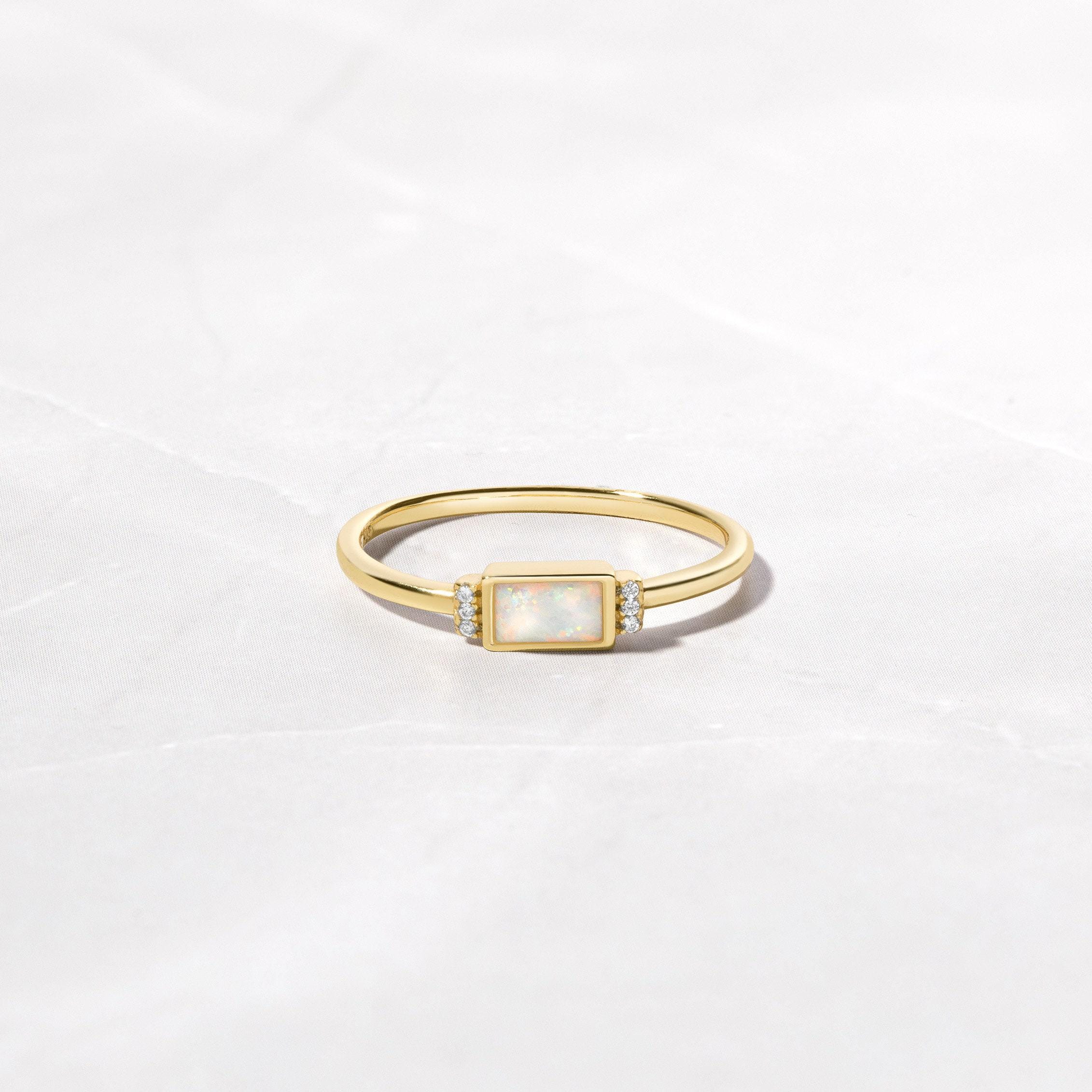 2026 Begin Again Opal Baguette Ring