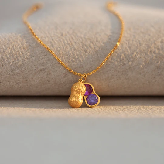 Peanuts In A Pod Birthstone Peanut Bracelet