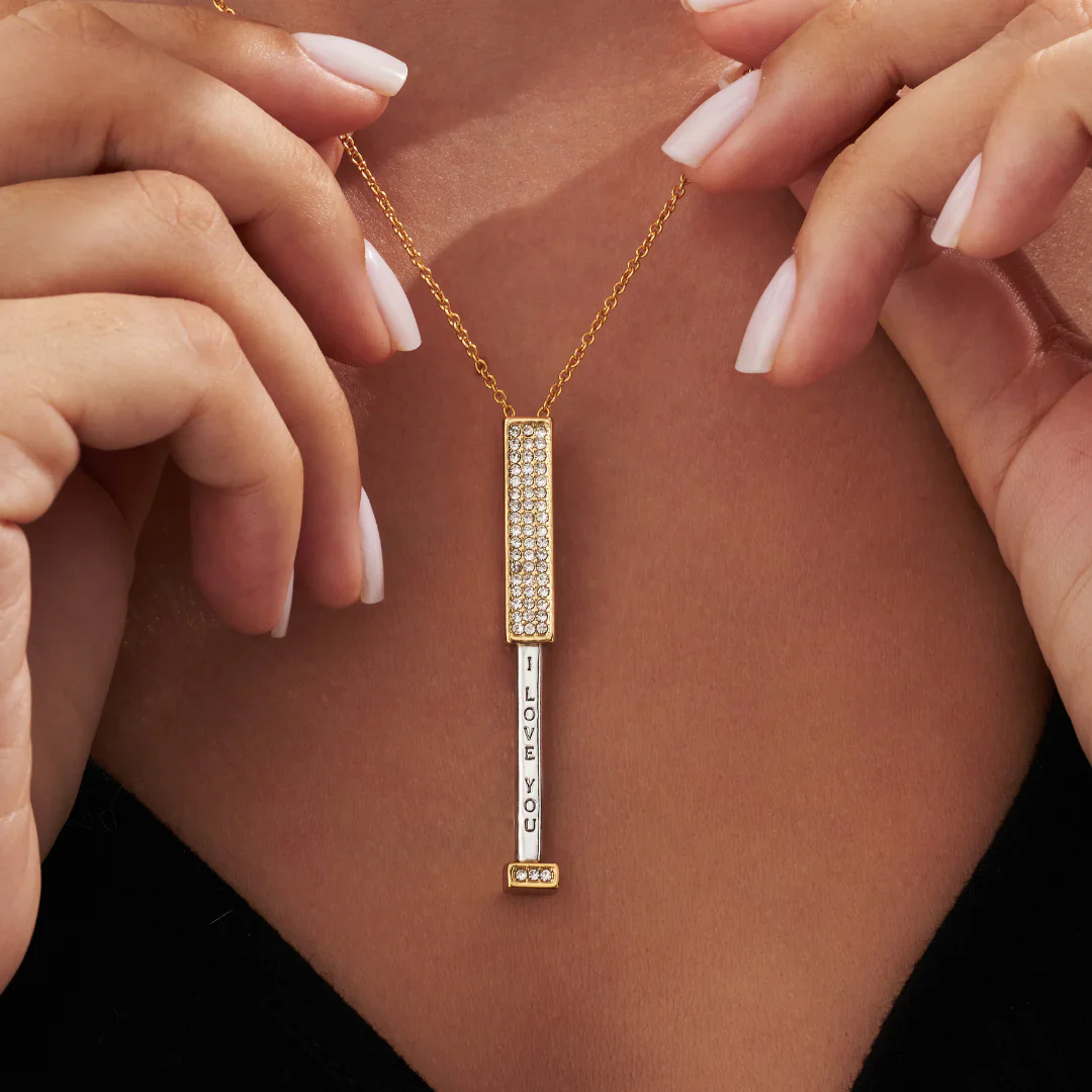 I Love You-Hidden Message Necklace