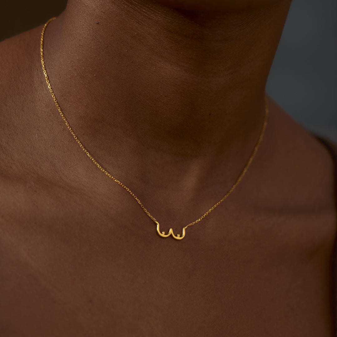 Tits Out Sis Boobie Necklace