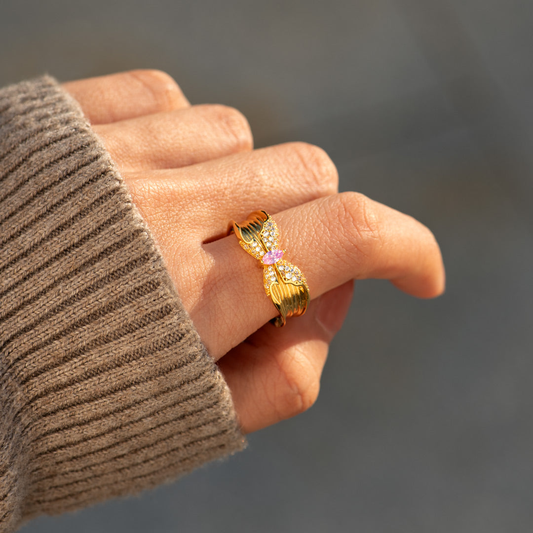 🎄Christmas Pre-sale🎁Mother & Daughter Vintage Butterfly Ring