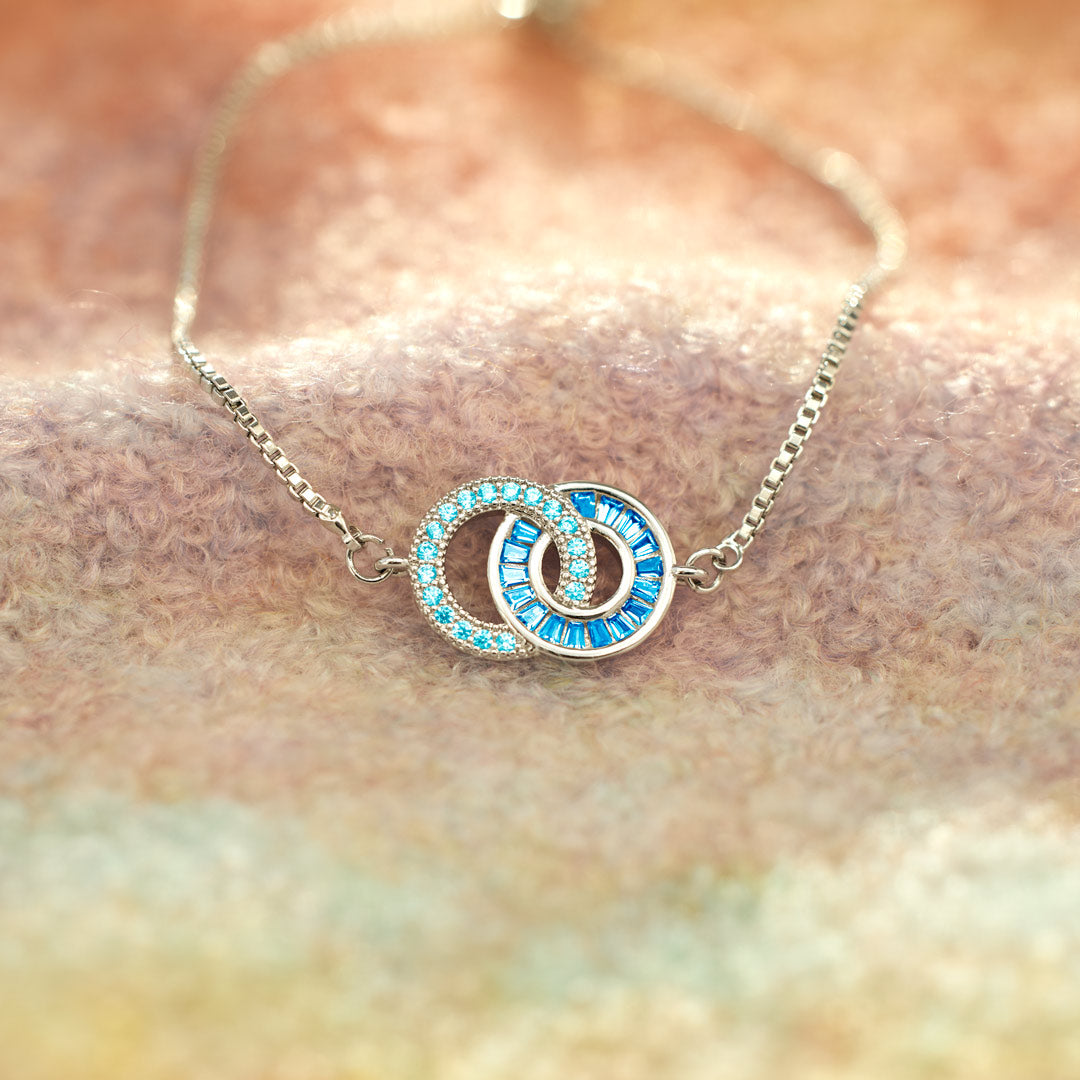 🎄Christmas Pre-sale🎁Mother & Daughter Linking Circles Bracelet