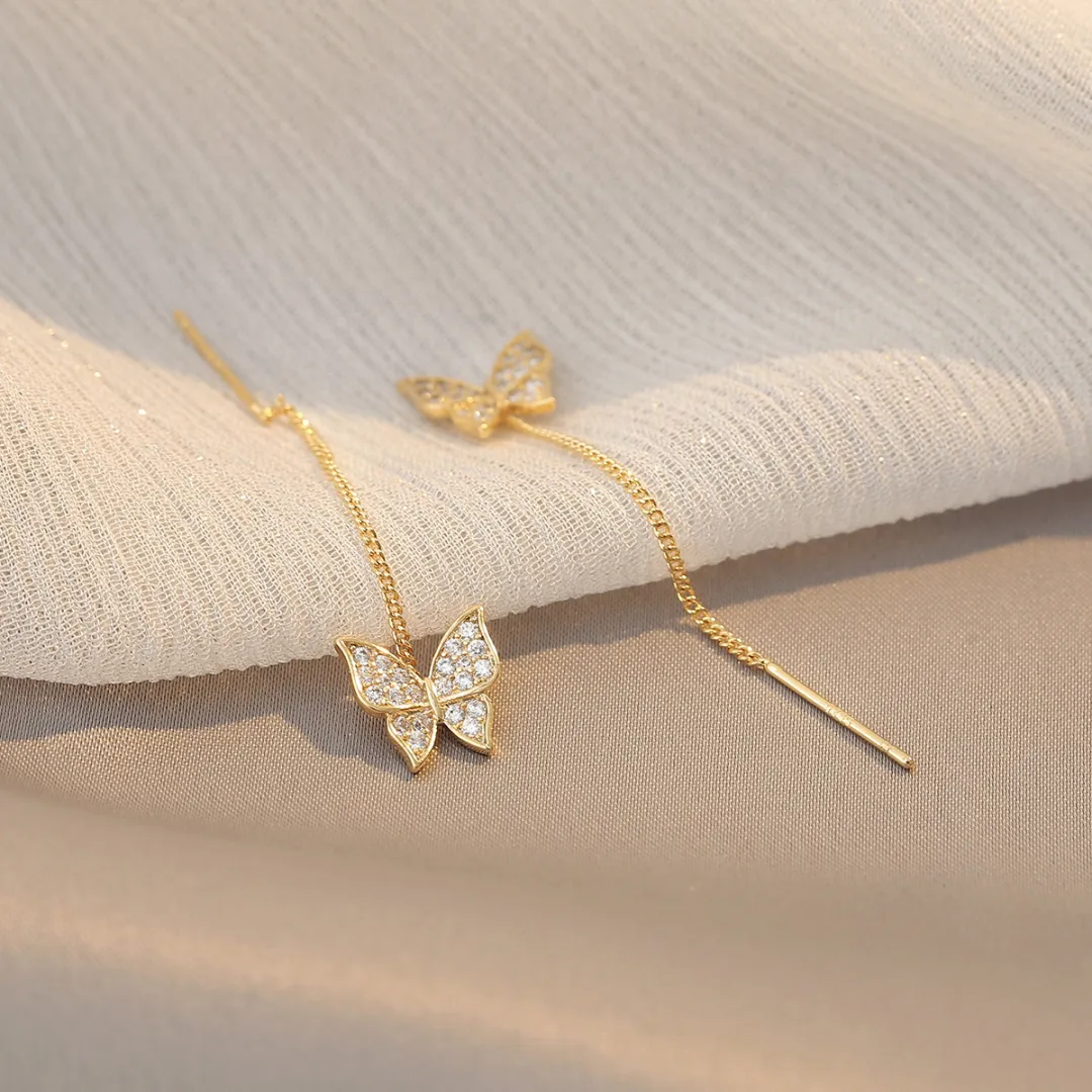 🎄Christmas Hot Sale✨Shiny Fantasy Butterfly Earrings