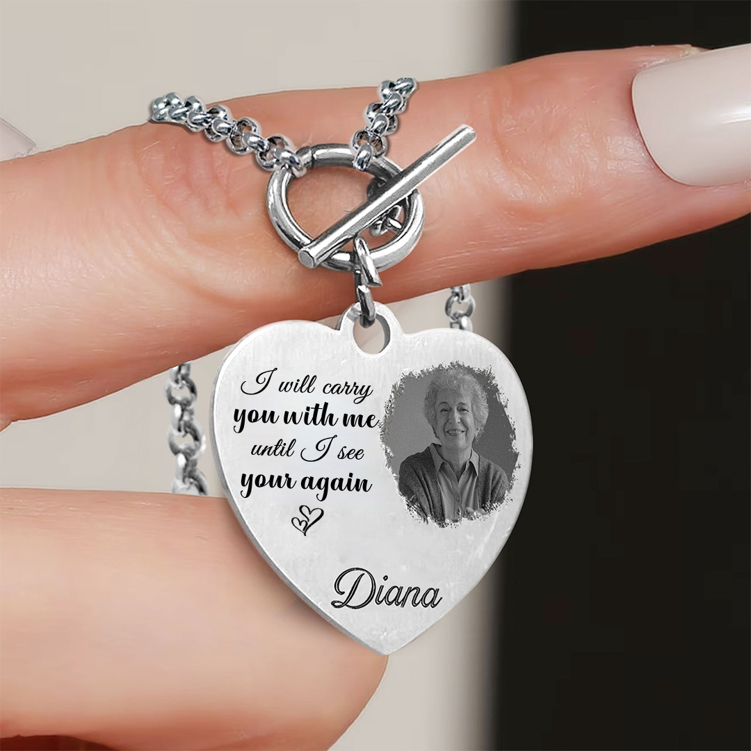 For Love - Photo Name Custom Love Chain Bracelet