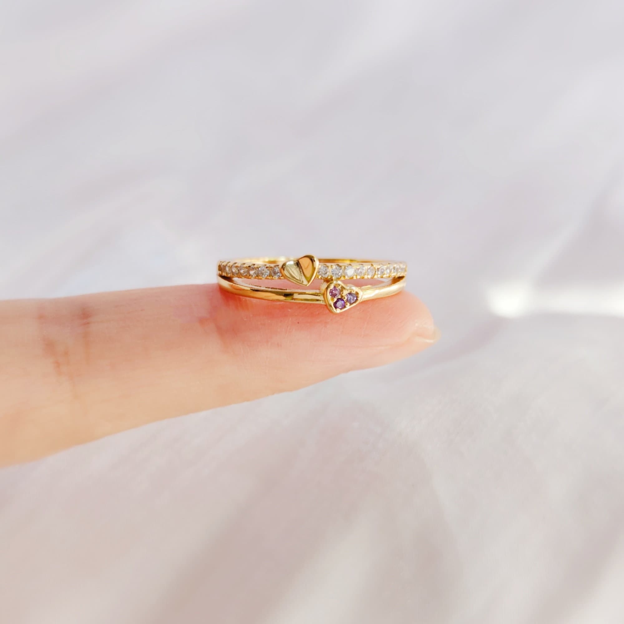 [Copy]The Love Between Mother And Daughter Is Forever S925 Ring