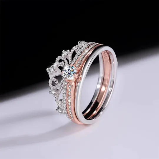 For Granddaughter - Straighten Your Crown 2-in-1 Crown Ring