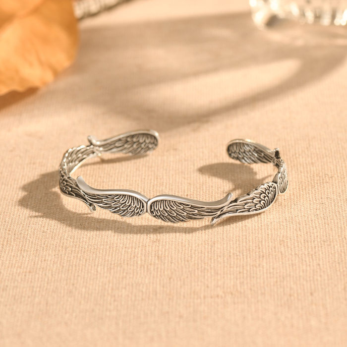 For Memorial -  Hug From Heaven Angel Wings Bracelet