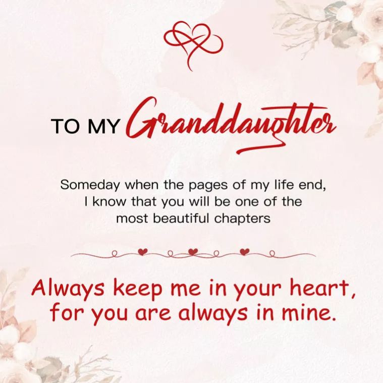 For Granddaughter - For You Are Always In Mine Beads Bracelet-belovejewel.com