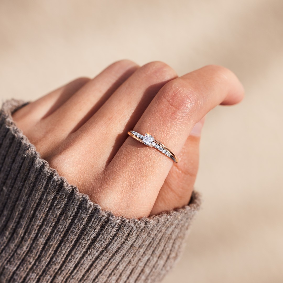 🎄Christmas Pre-sale🎁Always With You Round-Cut Accent Ring