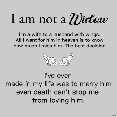 For Memorial - Even Death Can't Stop Me From Loving Him Wings Name Custom Ring