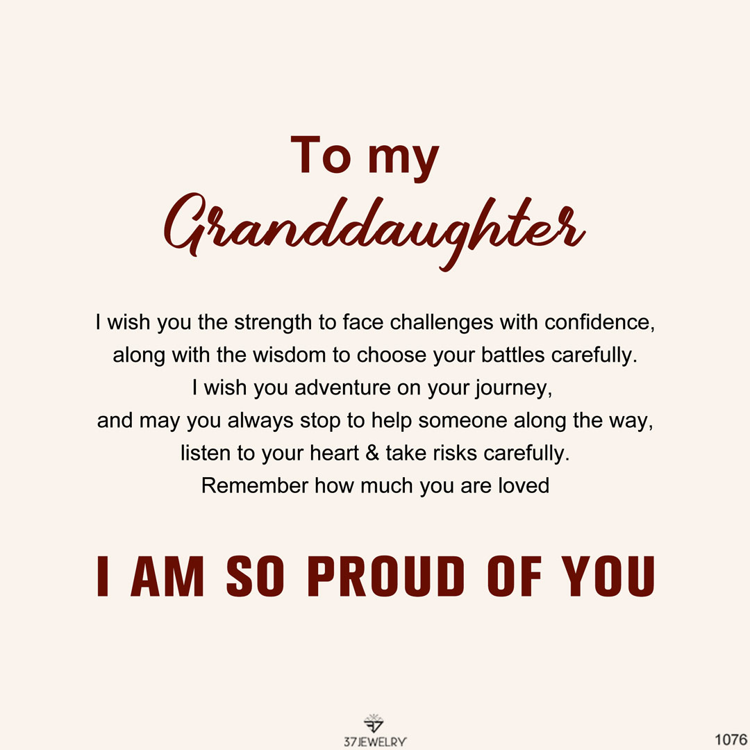 To My Granddaughter-Turquoise Heart Bracelet