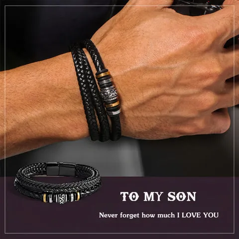 🎄Christmas Hot Sale🎁TO MY SON I WILL ALWAYS BE WITH YOU BRACELET