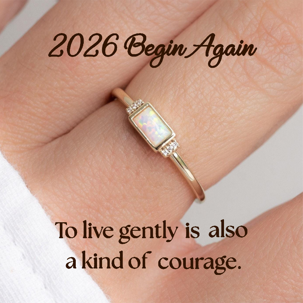 2026 Begin Again Opal Baguette Ring
